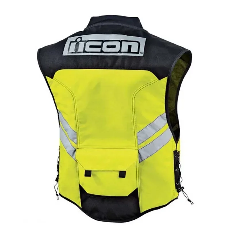 Riding Reflective Vest MOTO Waistcoat Non-sleeve Clothing Motocross Off-Road Racing Vest Motorcycle Touring Night Riding Jackets