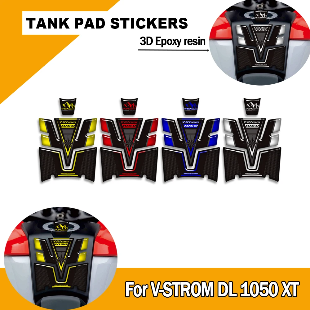 

New Motorcycle Tank pad Protector Fuel Oil kit Trunk Luggage Stickers For Suzuki V STROM VSTROM DL 1050 XT 1050XT DL1050 Adventu