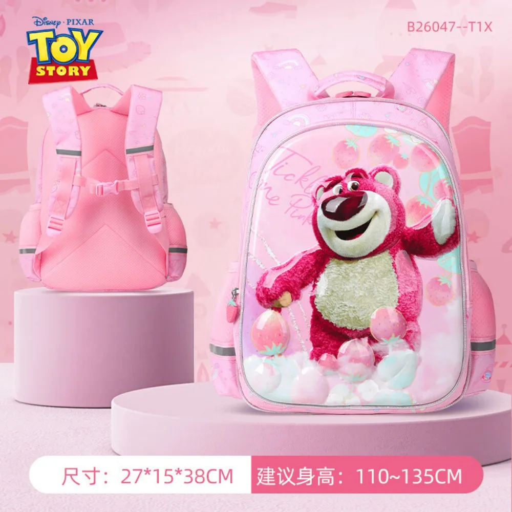 Disney Lotso Elementary School Student Backpack Girl\'s Favorite Cartoon Character Backpacks Can Be Used In Grades One To Three