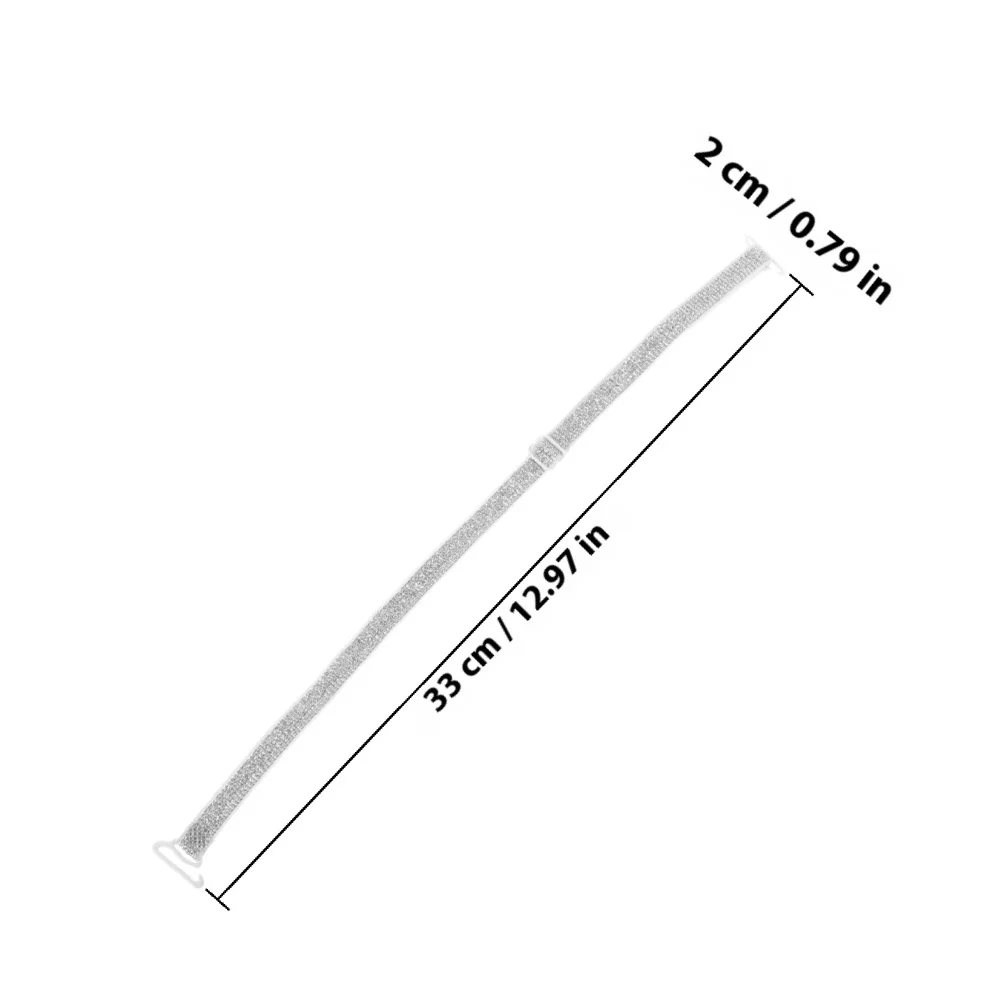 Verstellbare, rutschfeste BH-Träger für Damen, glitzerndes Dessous-Schultergurt, Ersatz, rückenfreies Kleid, Hochzeitsoutfit