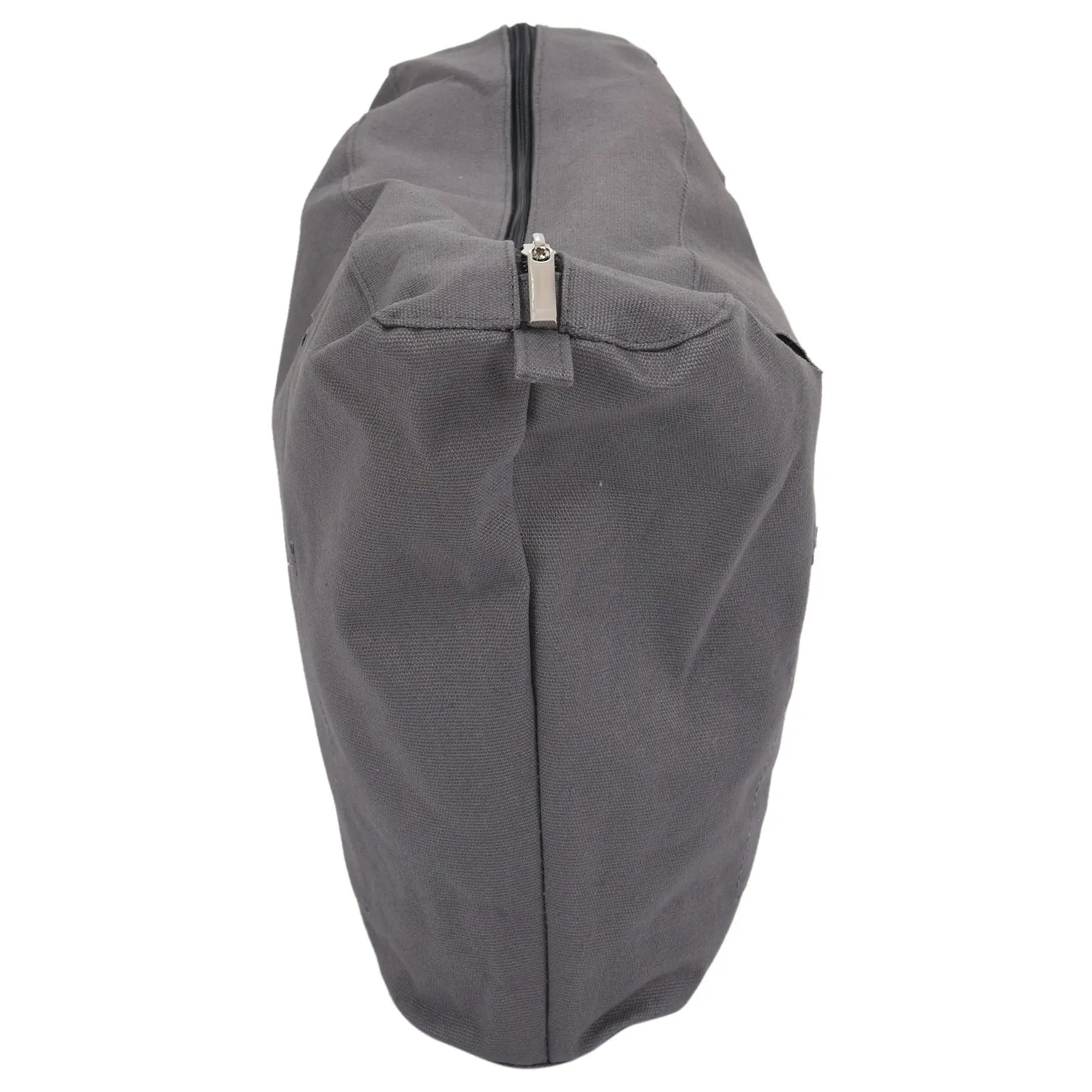 Waterproof Solid Canvas Insert Inner Lining Insert Zipper Pocket for Obag O Bag Handbag Bag Deep Gray