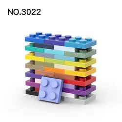 20Pcs  MOC Parts 3022 94148 Plate 2 x 2 Compatible Bricks DIY Assmble Building Blocks Particle Kid Puzzle Brain Toy Birthday Gif