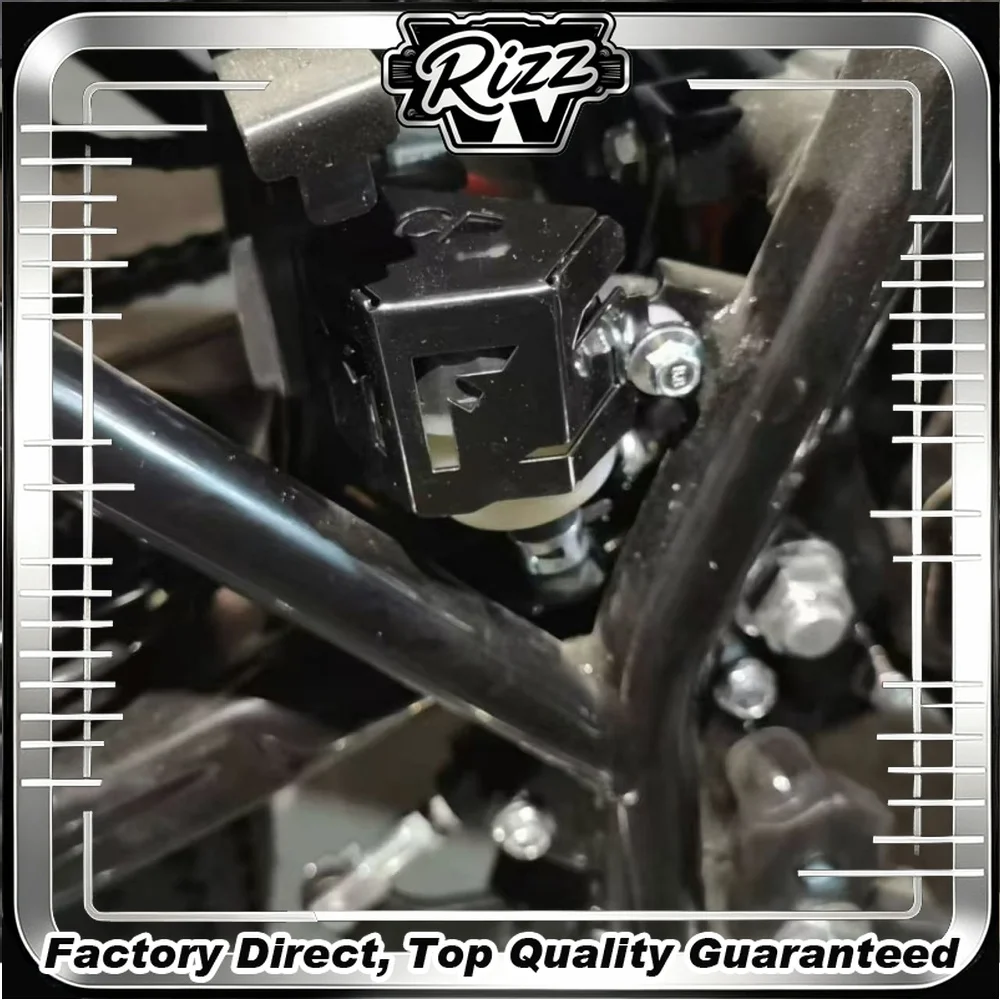 For speed 400/Scrambler 400X, after installing the accessories, the brake pump cover, oil tank and protective cover are provided