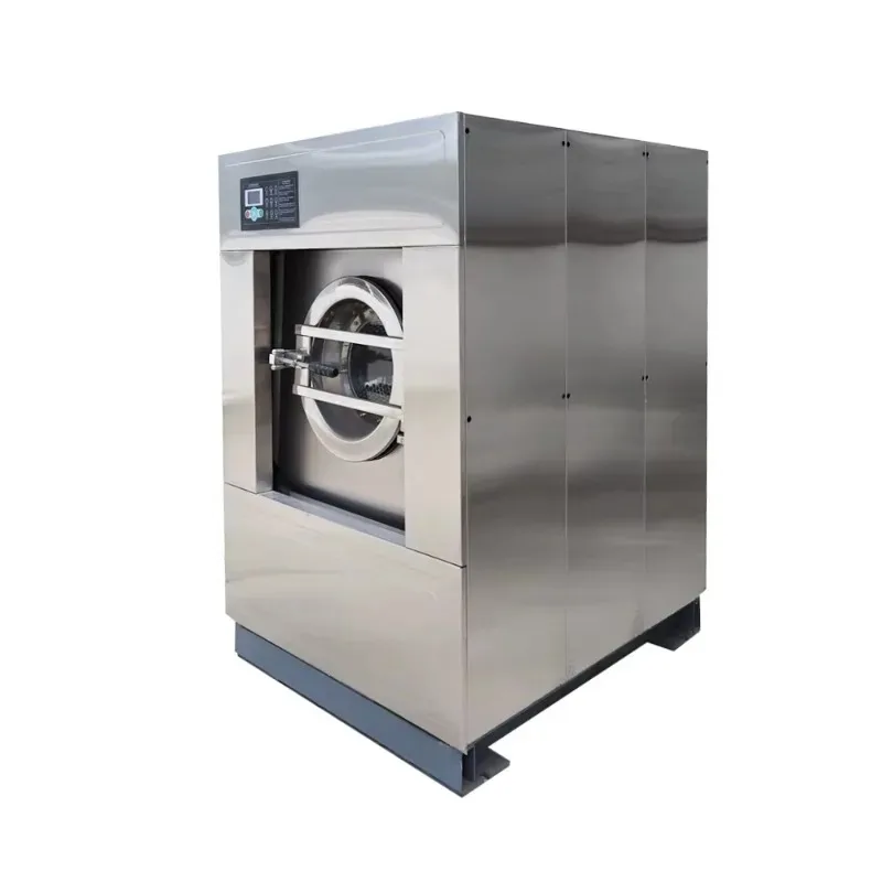 automatic electric stainless steel washing machine - extractor for hotel/guesthouse commercial laundry, ironing and washing