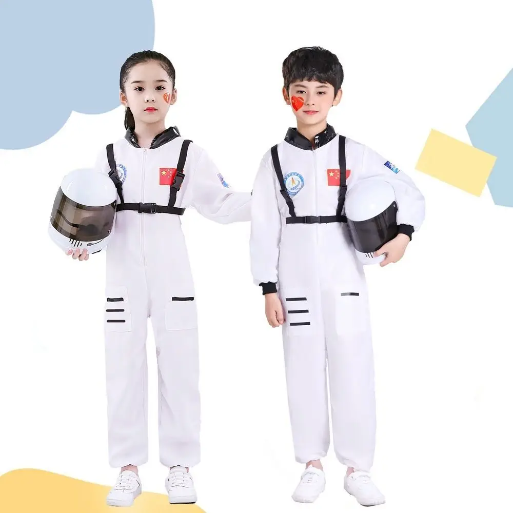 Astronaut Games Costume Space Suit Children's Astronaut Costume Parent Child Costume Space Theme Costume Performance Costume