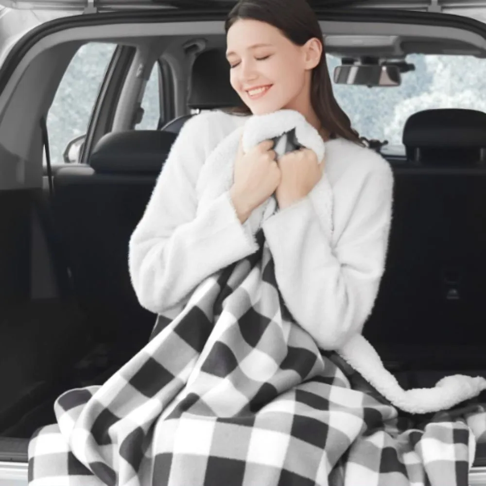 12V/24V Car Heated Blanket Single Control / Dual Control Intelligent Temperature Control Heated Blanket 51W 1-2 People