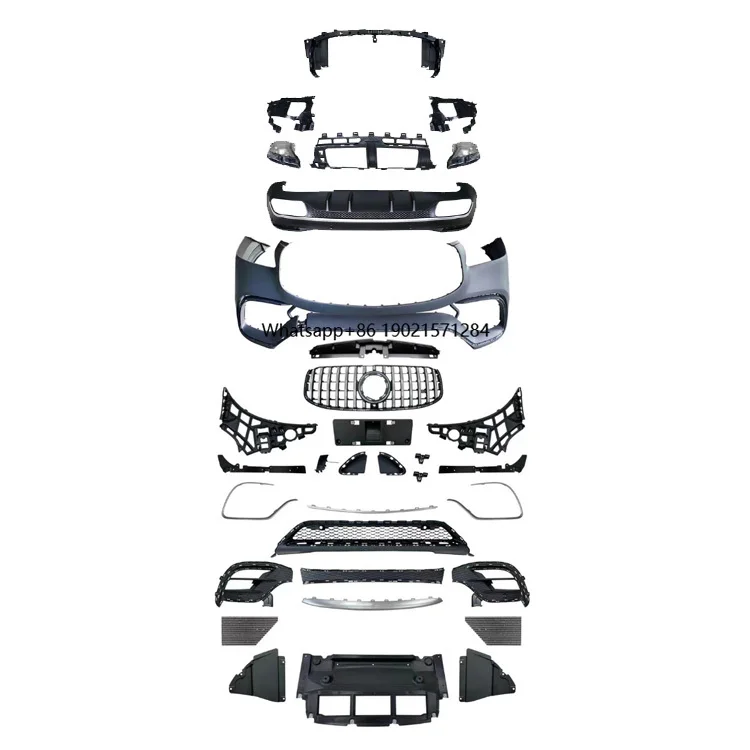 

Автозапчасти Sport X167 Обновление GLS63 AMG Стиль Передний и задний бампер Задняя губа Комплект кузова выхлопной трубы для GLS-Class