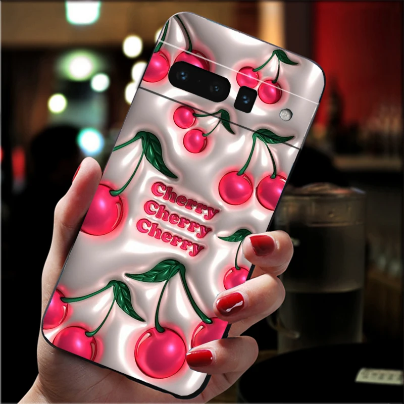

Cherry Phone Case For Google Pixel 10 9 Pro XL 9A 8 7 6 Pro Pixel 8A 7A 6A Pixel 8 7 6 5