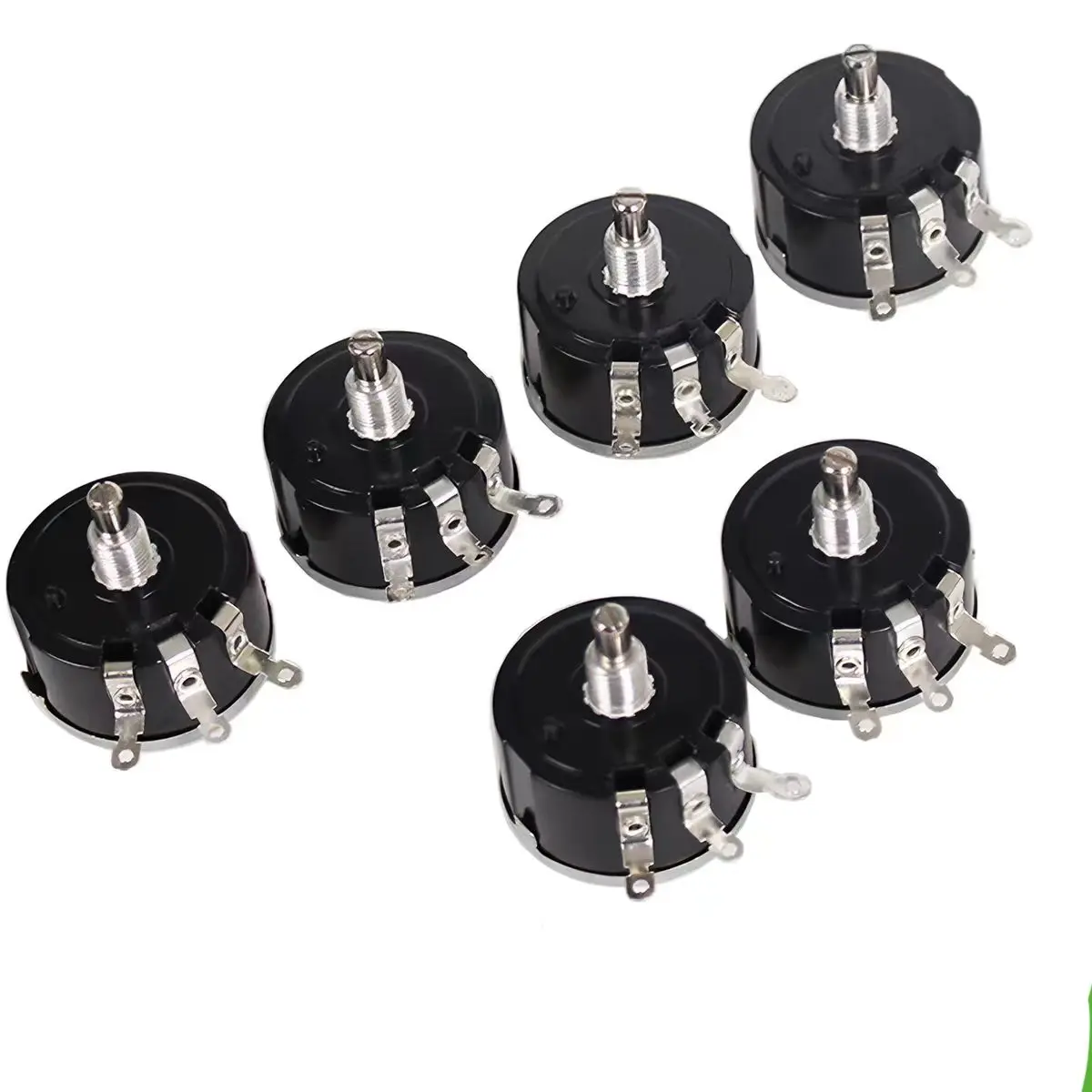 WX112 (050) 5W Single-turn Potentiometer Wound Adjustable Resistor B10K High-power 3-pin Slider Knob