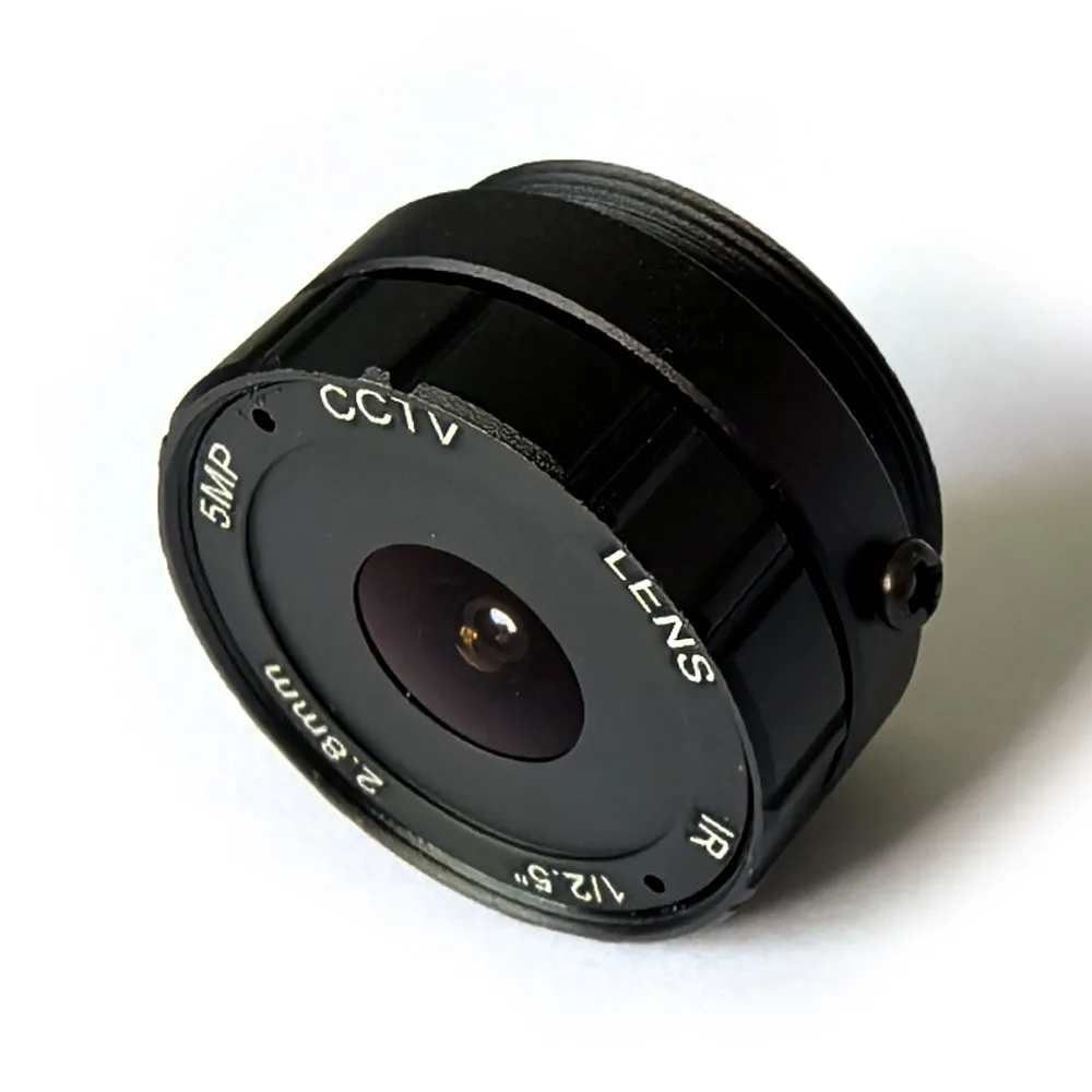 2X HD 5.0MP 1/2.5' 2.8mm CCTV Lens Manual Focal CS Mount IR 5mp 140 Degrees for IP Camera