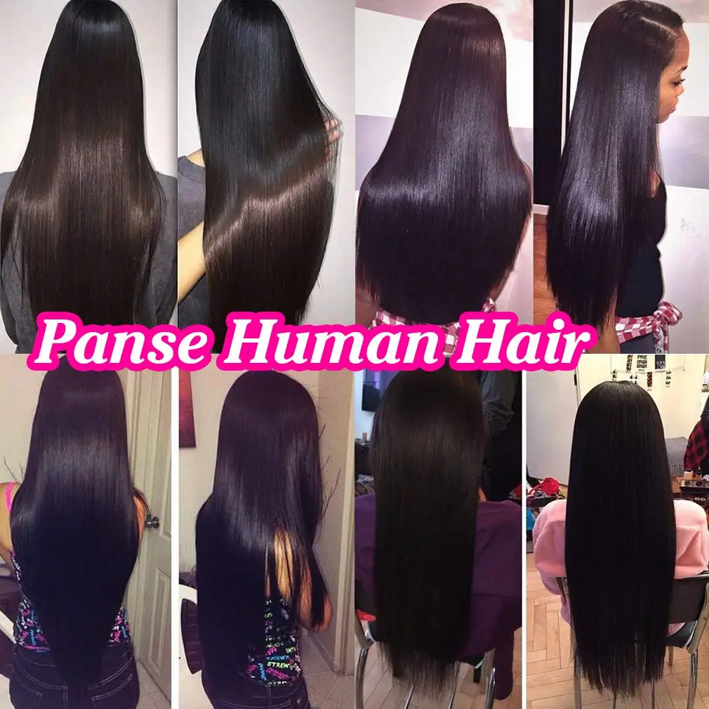 10A Human Hair Bundles Brazilian Straight Hair Bundles 24 26 26 Inch 100% Unprocessed Straight Human Hair