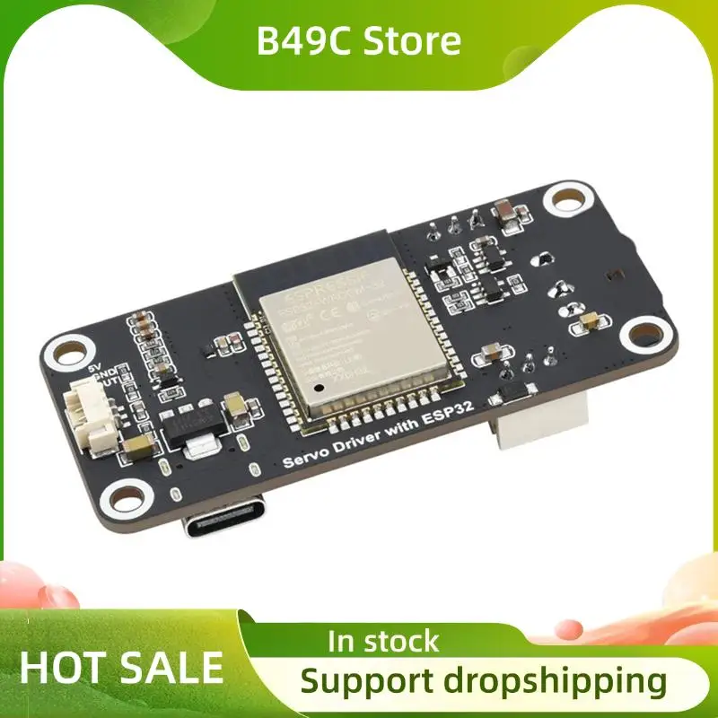 

Плата расширения сервопривода B49C ESP32, встроенный Wi-Fi и Bluetooth