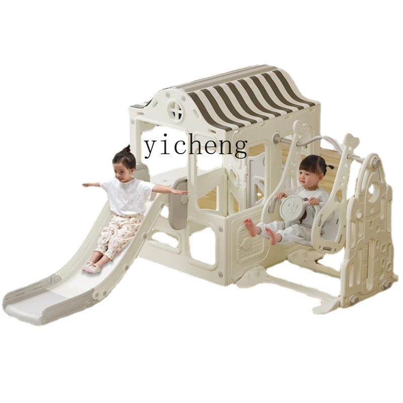 

YY Game House Slide Swing Combination Home Indoor Tent Castle House