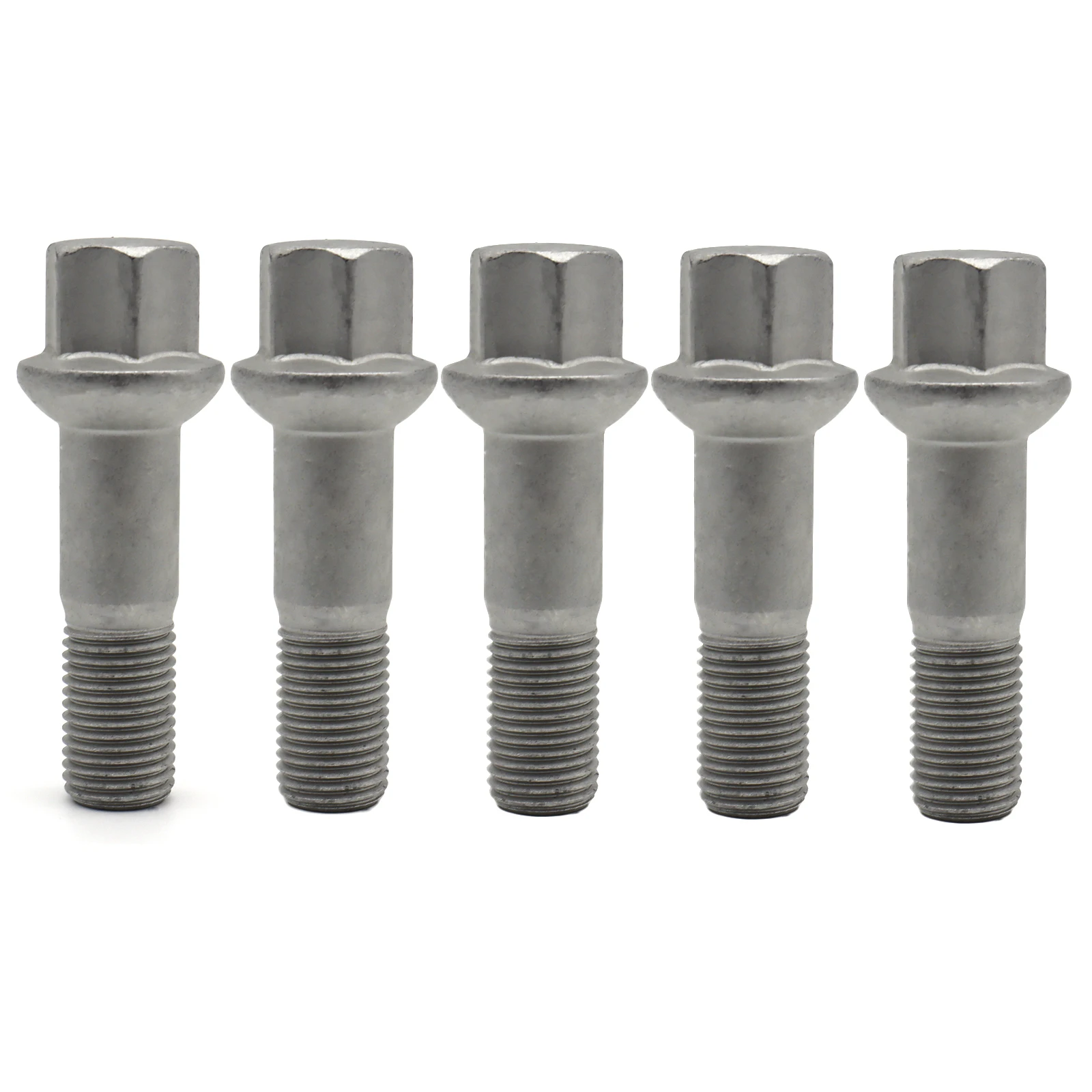 5X Car Wheel Lug Bolts 0009905307 0009900907 M14×1.5 66MM Car Accseeories For Mercedes- Benz W220 W204 W164 W251 S300 S350 S420