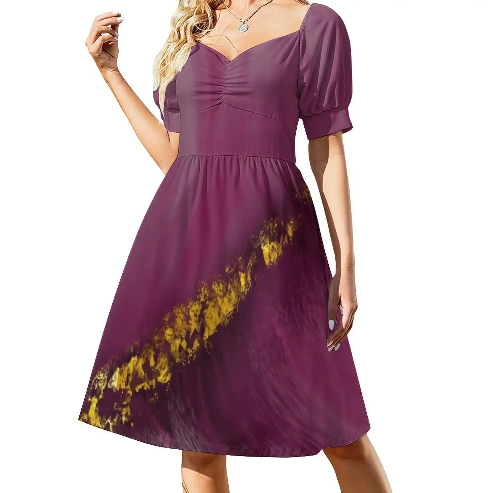 

Beautiful abstract art(purple) Sleeveless Dress dress Summer skirt wedding dresses for parties