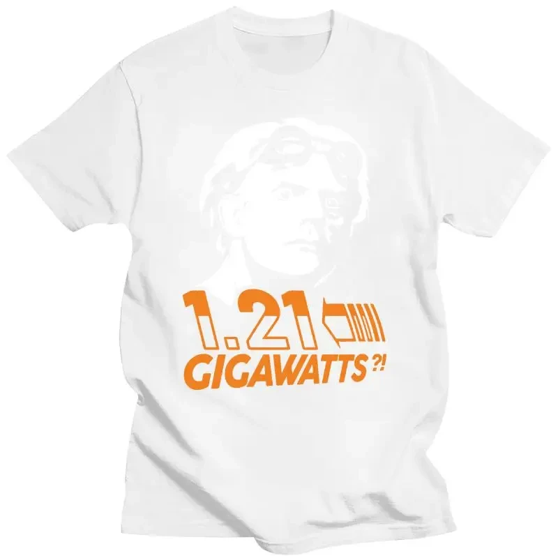 Mens Clothing Doc Brown Back To The Future Back To The Future 1.21 Gigawatts Fun Tops Tee T Shirt
