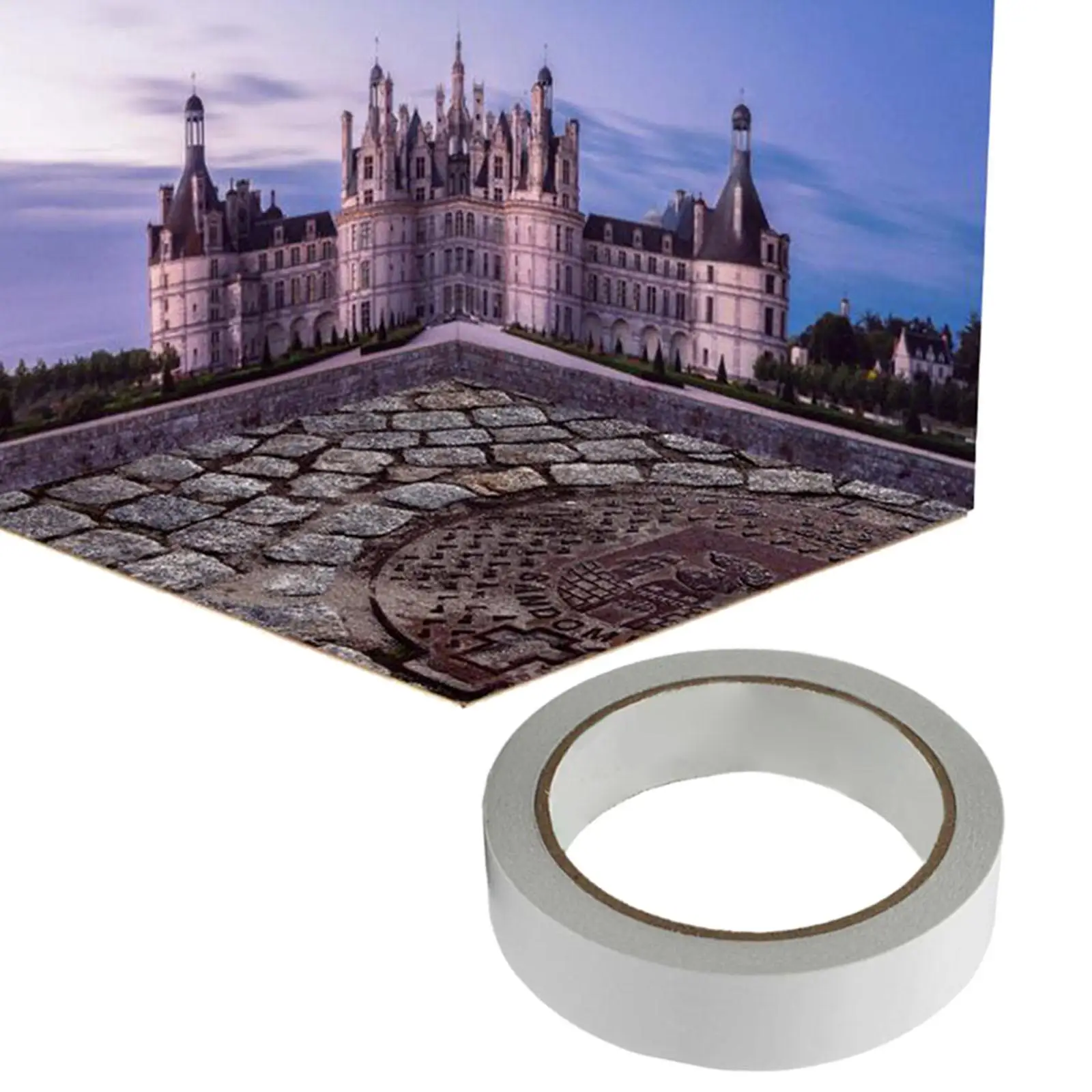 1:12 Miniature Scene Background Board Display for Action Figures Diecast Car Castle