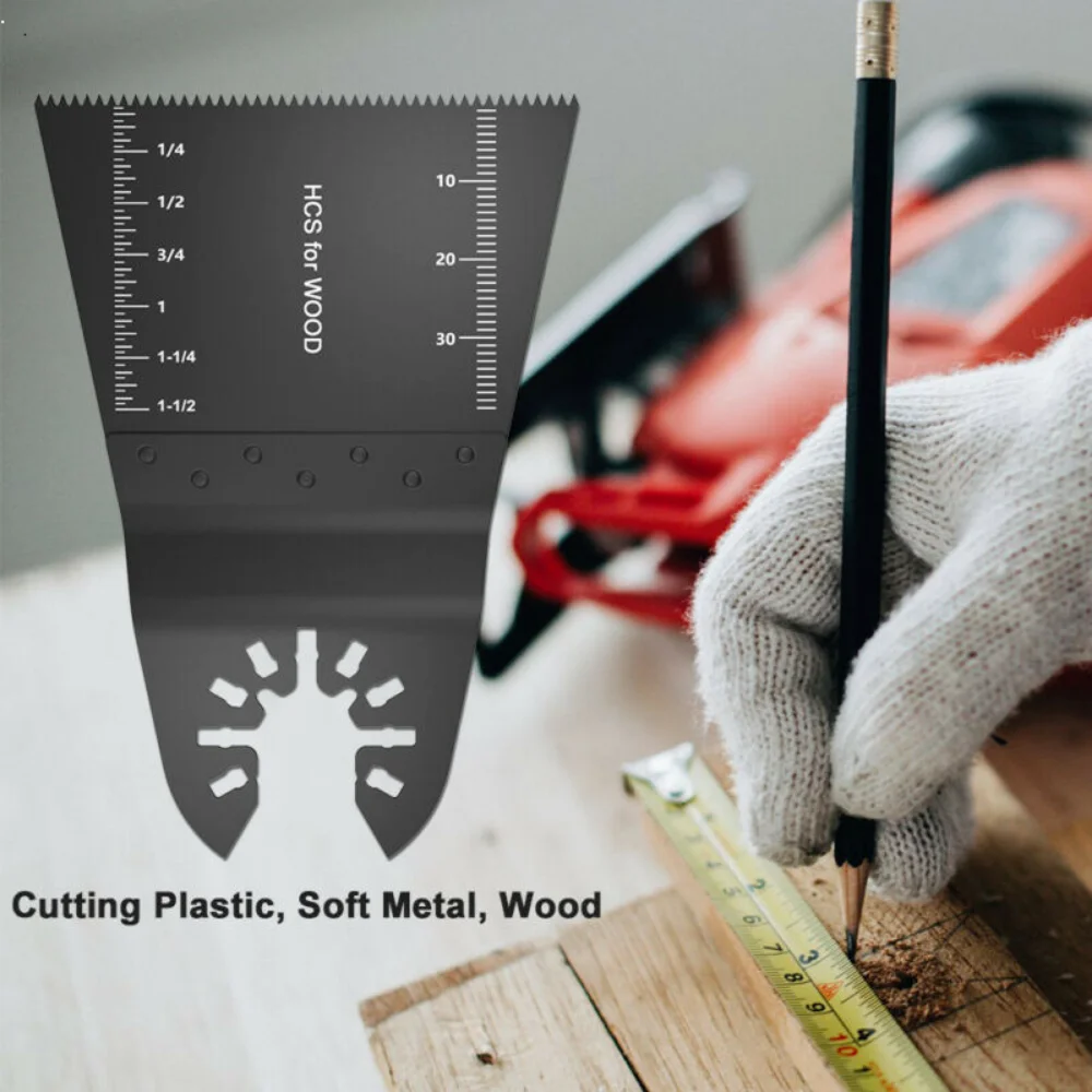 10pcs 65mm HCS Multi-Function Saw Blade Oscillating Saw Blade Multitool Blades Set Universal Cutter Blade for Dermel Milwaukee