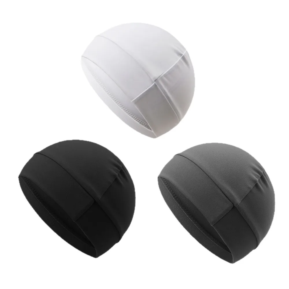 Casual Quick-Dry Skull Beanie Thin Windproof Outdoor Sports Cap Breathable Sweat Absorbent Helmet Liner Cap