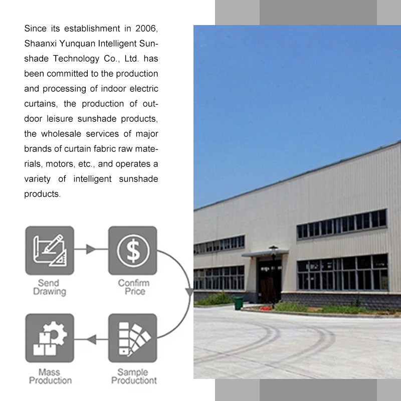 Curtains For Living Room Motorized Smart Automated Curtain With LED