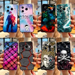 For Tecno Camon 30 Pro 5G Case Marble Black Soft Silicone Phone Back Cover for Tecno Camon 30 Pro 5G CL8 Coque Camon30Pro Fundas
