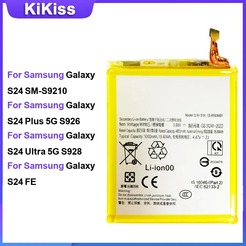 

EB-BS922ABE EB-BS926ABY EB-BS928ABY Battery For Samsung Galaxy S24/S24 Plus/S24 Ultra/S24 FE batteries