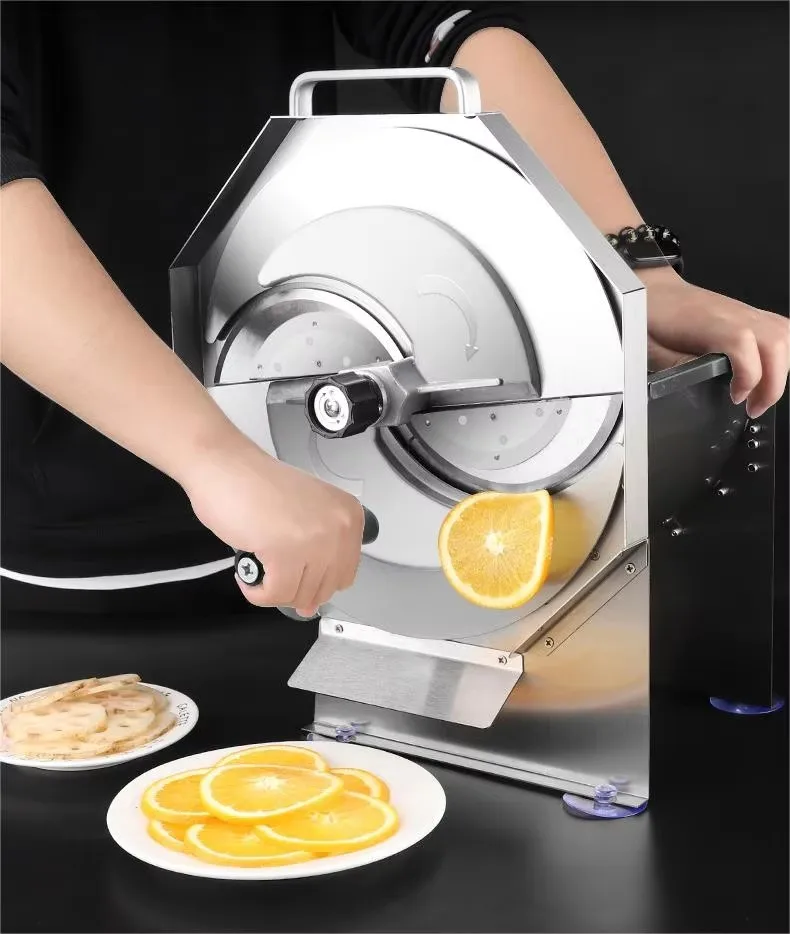 

New Arrival Commercial Stainless Steel Manual Pressure Rod Household Fruits and Vegetables Food Slicer
