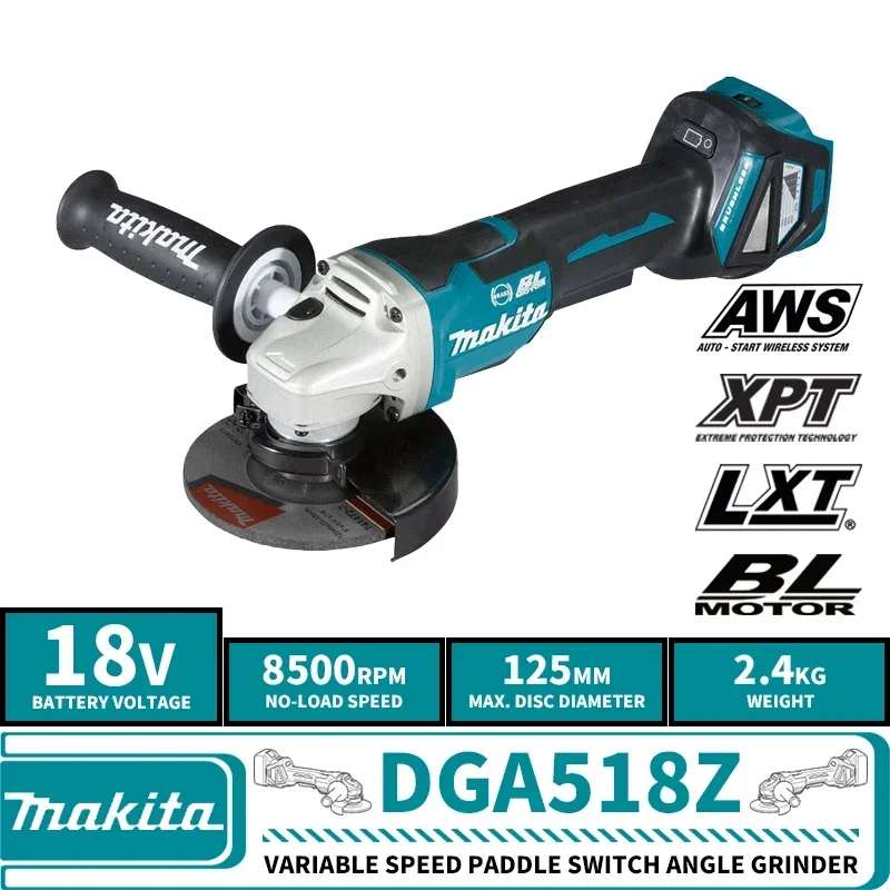 Makita DGA518Z Brushless Cordless 125MM (5\