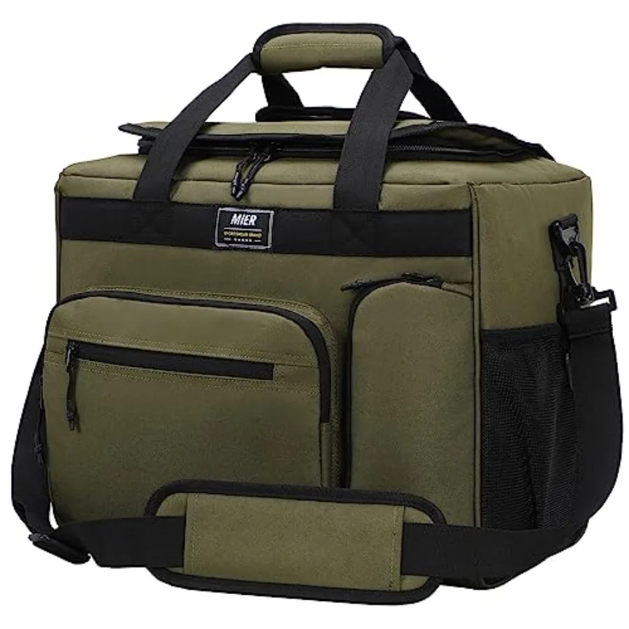 

30L Extra Large Soft Cooler Bag with Bottle Opener for Camping Beach BBQ Grocery Golf Leakproof Picnic Lunch Bag Collapsible To