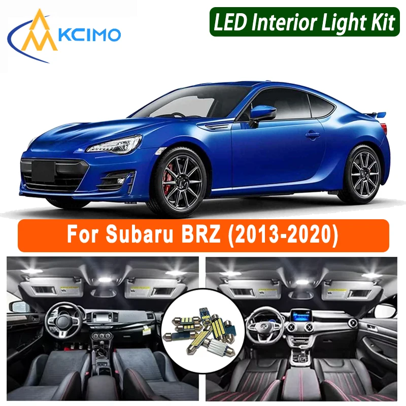 

For Subaru BRZ 2013-2020 Durable Ambient Interior Light Upgrade Set | Reinforced Mounting for Rear AC Controls & Cargo Area