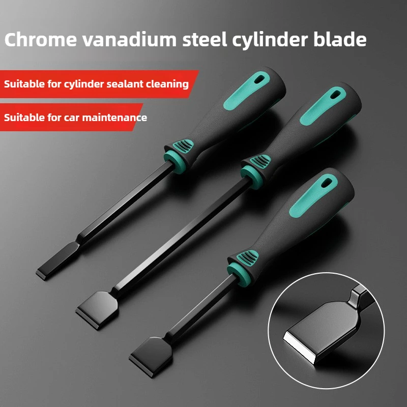 Lame de grattoir de pelle de cylindre de moteur robuste pour enlever la rouille et la saleté d'huile de scellage de joint tenace de voiture et de moto