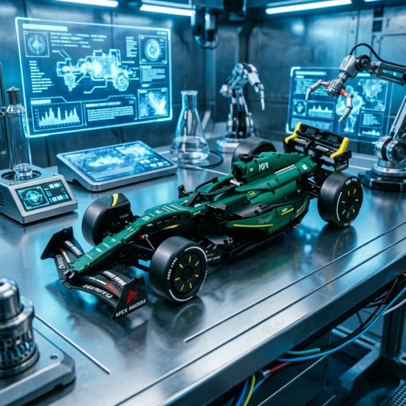 

2026 NEW Technical Classic Performance 1912Pcs Aston Martin Sports Car Building Blocks MOC DIY Assembly Model Set Boys Toy Gifts