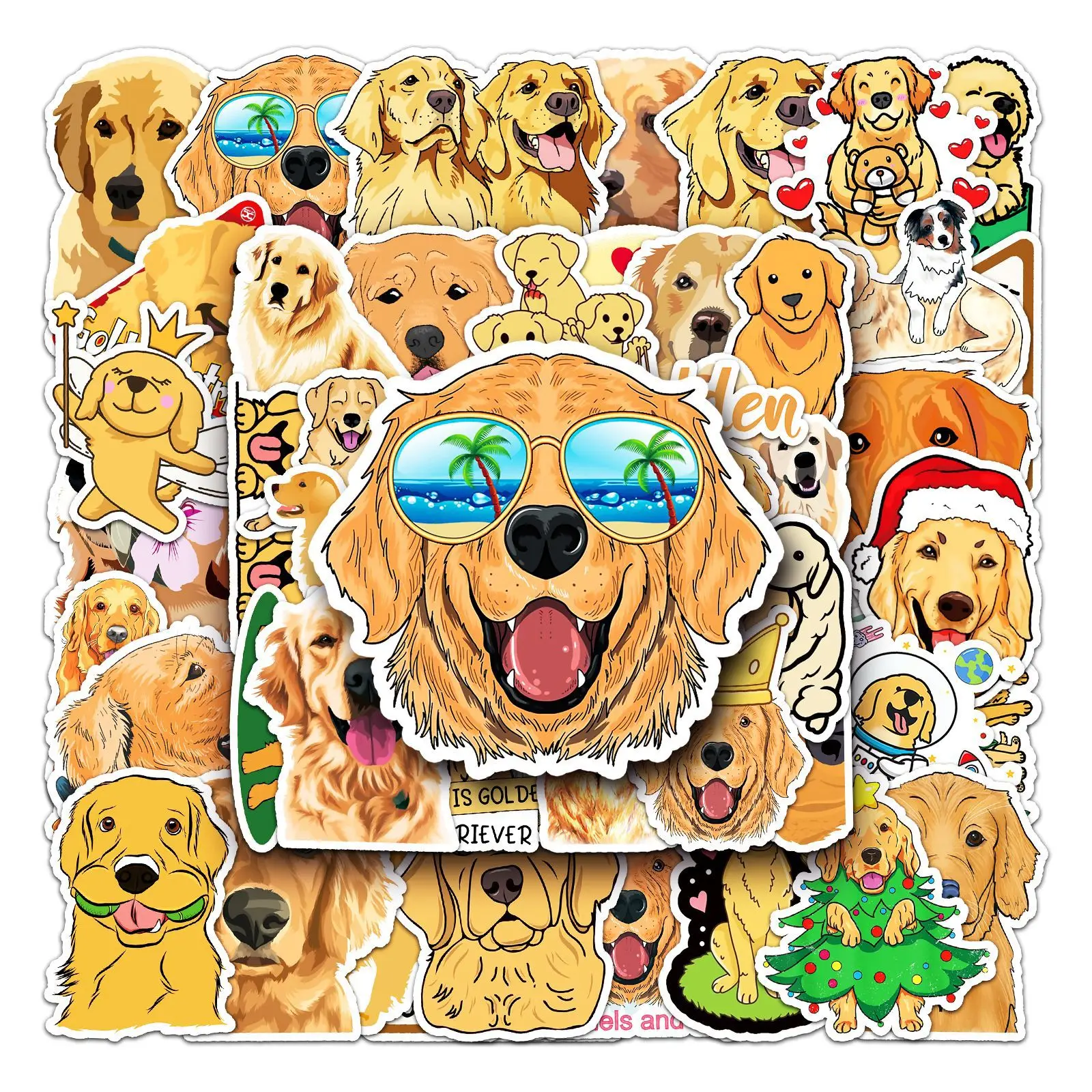 50Pcs Cute Dog Series Graffiti Stickers Suitable for Laptop Helmets Desktop Decoration DIY Stickers Toys Wholesale