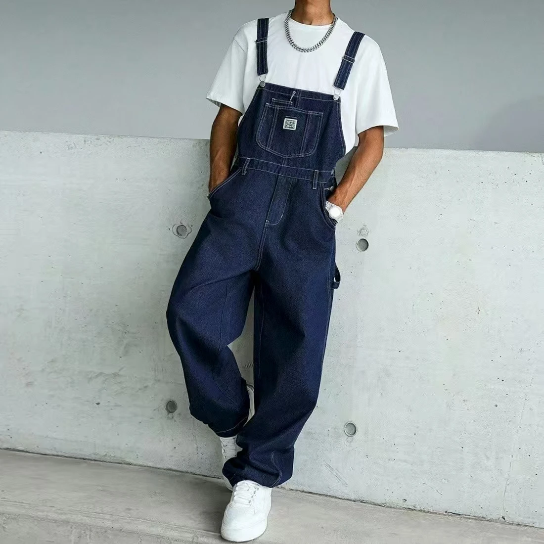 

New product wholesale men's workwear jeans / high - quality customized lightweight and fashionable overalls