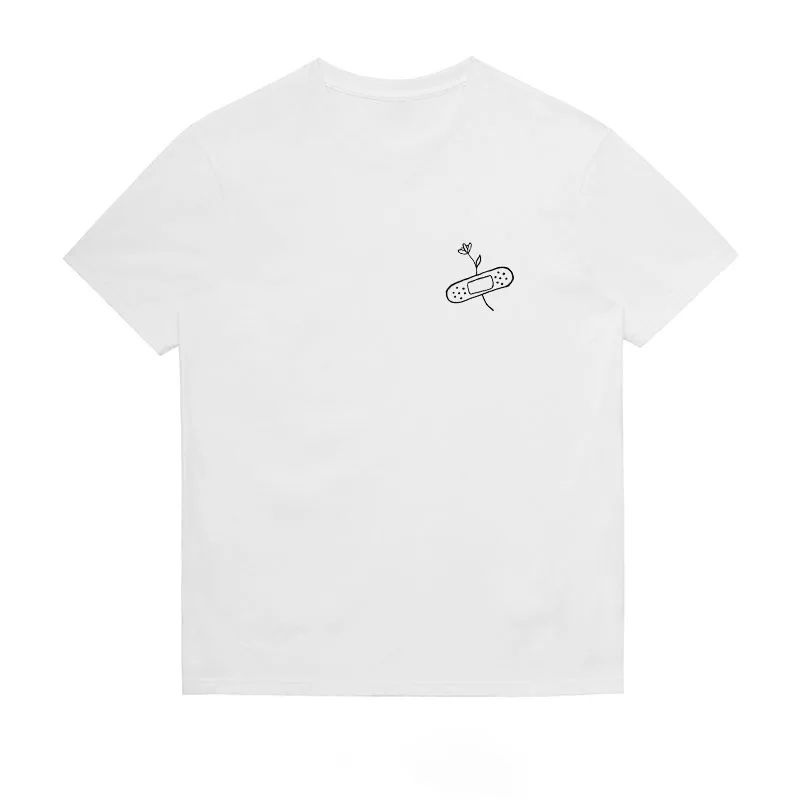 

Trendy American half-sleeved T-shirts short-sleeved men's and womens loose pure cotton tops