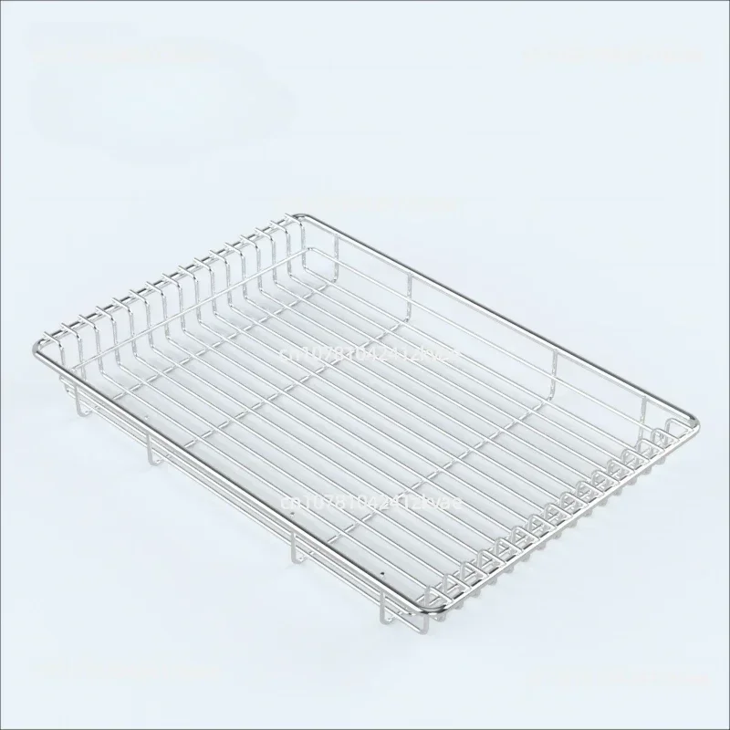 Outdoor folding barbecue table mobile kitchen washing basket tray