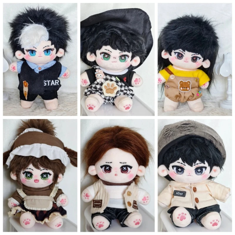 

Presale Identity V 20cm Cotton Doll Frederick Emily Naib Qi Shiyi Vera Luca Cute Fanmade Basic Doll Collectible Game Merch