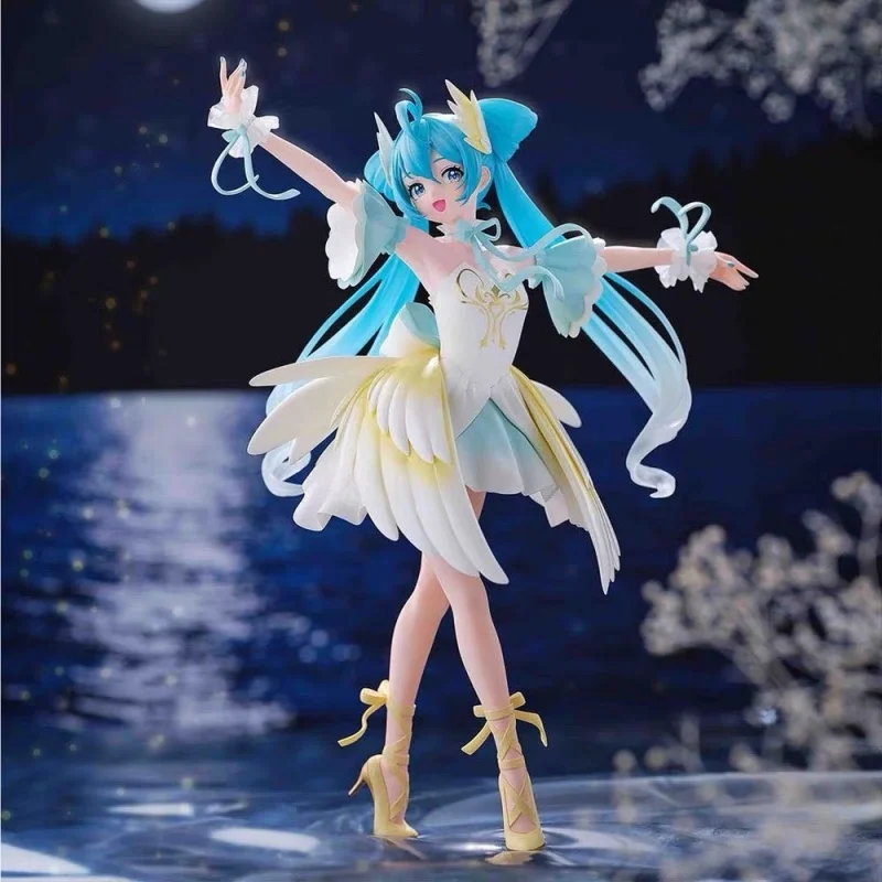 

Hot Sale Spot Hatsune Miku Miku Swan Lake Handmade Desktop Decoration Collection Decoration Girl'S Birthday Gift