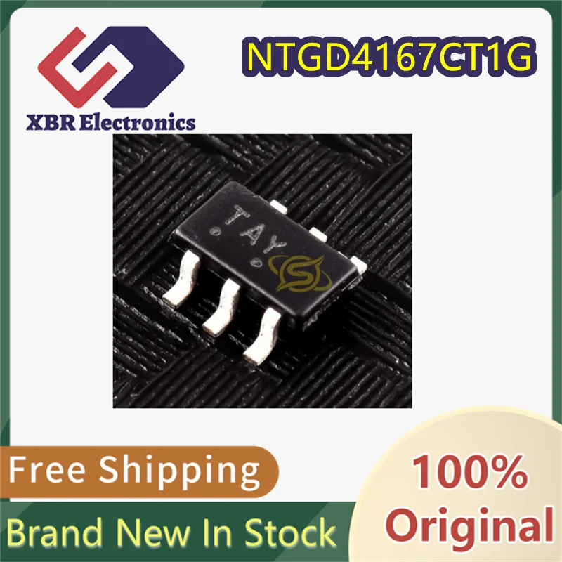 

(10/50 pieces) NTGD4167CT1G TA* N P-channel complementary MOSFET SOT23-6, brand new, original, in stock, free shipping.