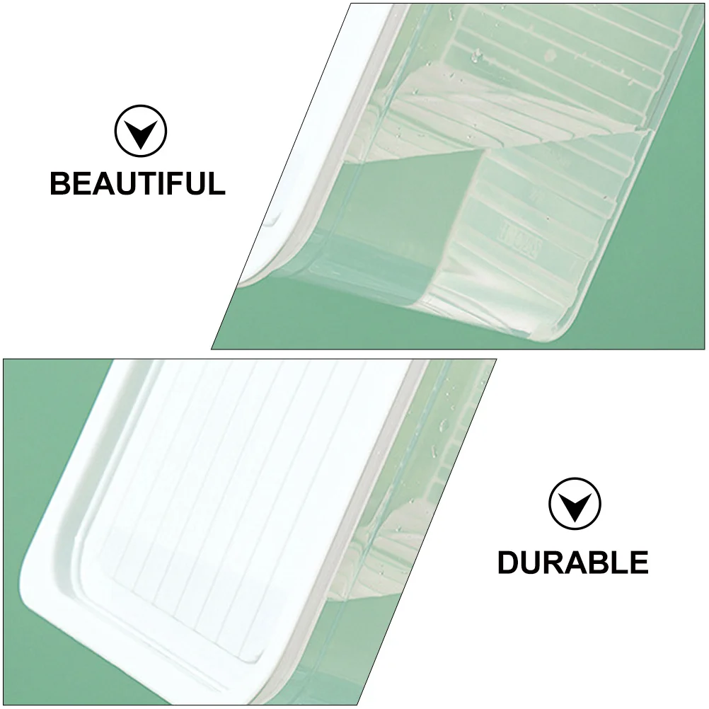 

4Pcs Mini Kitchen Food Storage Box Fridge Organizer Sealing Cover with Handle Kitchen Sealing Box Food Storage Case