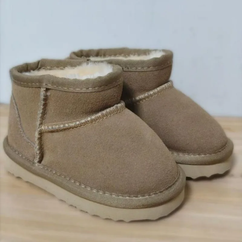 Baby Cotton Winter Boots for Boys And Girls Plush Thickened Anti-Slip Soft Soled Snow Boots New Season Comfortable Warm Footwear