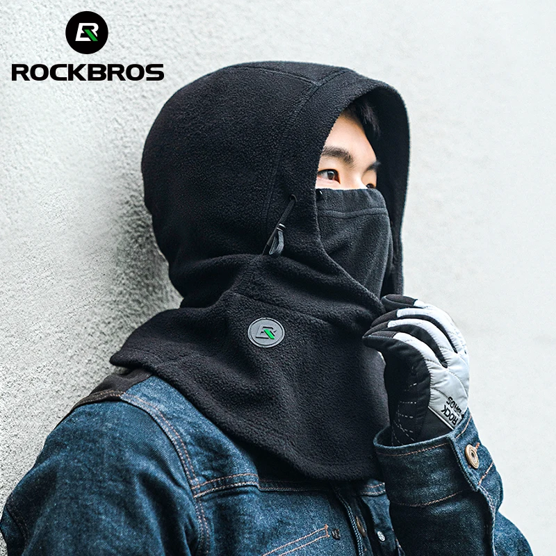 ROCKBROS Winter Mask Windproof Cap Thermal Keep Warm Cycling Balaclava Sports Mask Full Face Climbing Skiing Bike Mask Headwear