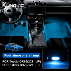 For Subaru ZD8 BRZ Toyota ZN8 GR86 2021 2022 2023 2024 2025 LED Car Interior Ambient Foot Light Auto Atmosphere Decorative Lamp