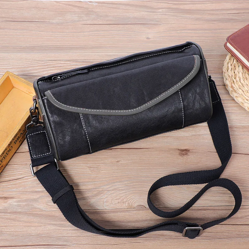 

Vintage Messenger Bag Cowhide Leather Men bag Handbags Boston Bags Crossbody bags Men Leather Shoulder BAGs High Quality Bolsa