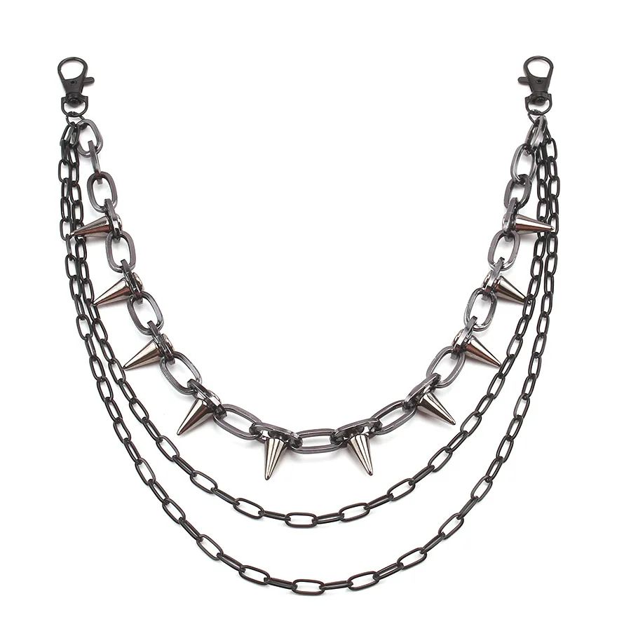 Hip-Hop Punk Rock Metall Hosenkette für Männer und Frauen Schlüsselanhänger Hosenkette Geldbörsenanhänger Jeans Unisex Hip-Hop Schmuck Geschenk – Detail 13
