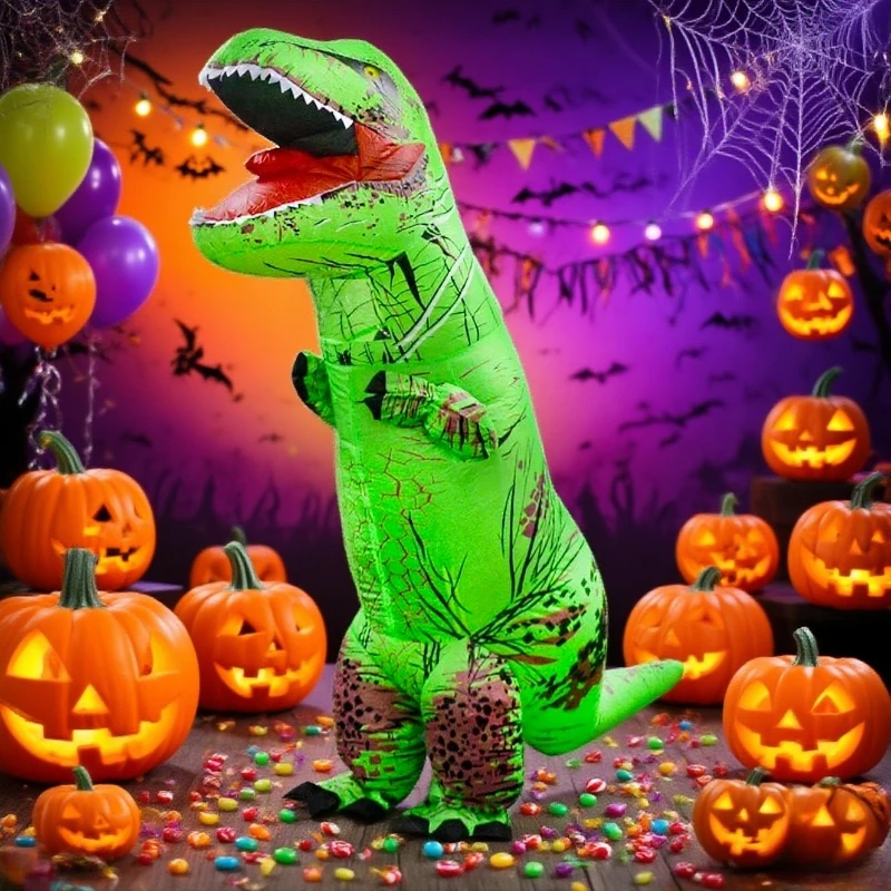 

Adult inflatable Tyrannosaurus Rex costume Halloween cosplay clothes festival celebration party props gifts dess up sets