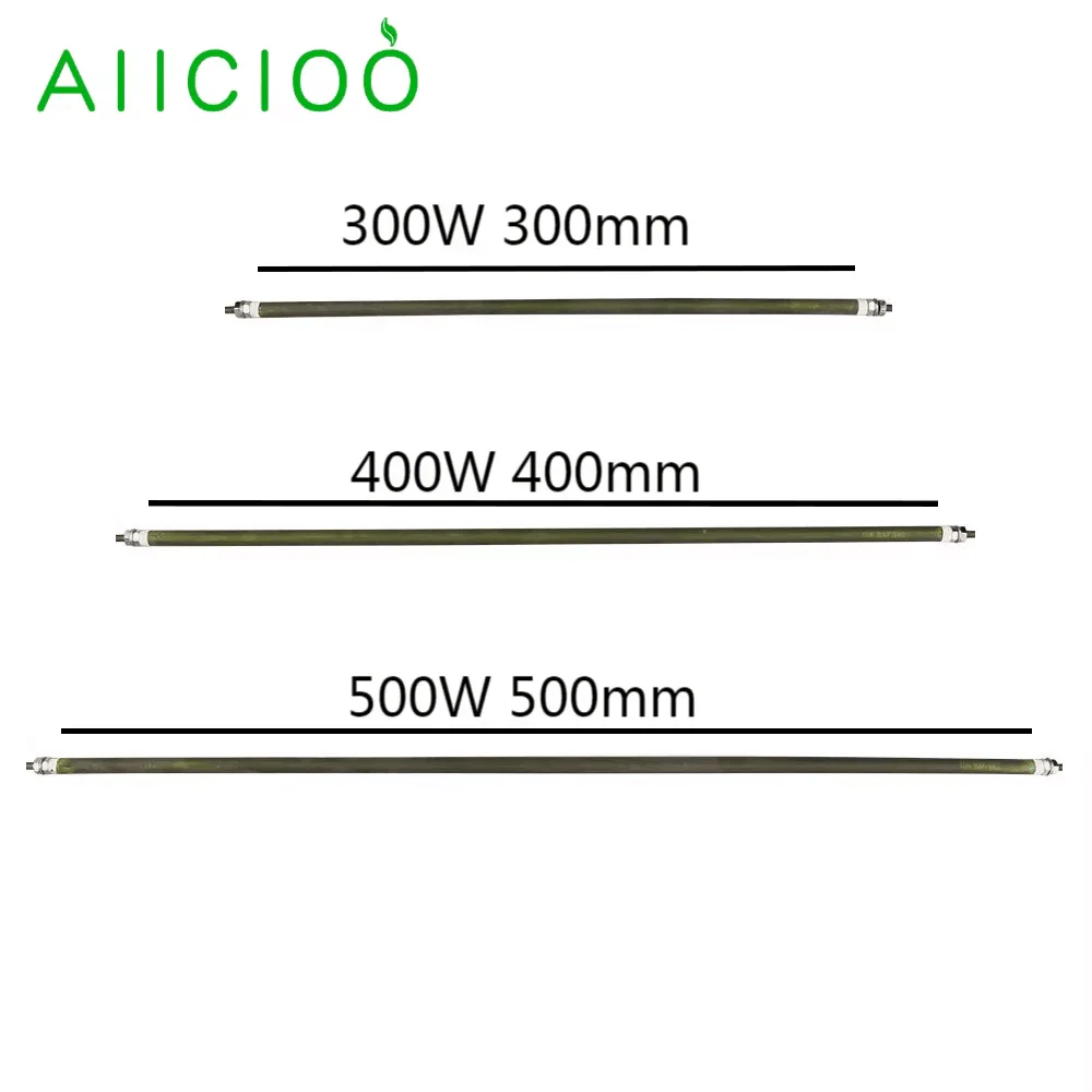 Horno eléctrico Flexible de acero inoxidable, resistencia Tubular, alta temperatura, Suna, elemento de calefacción de aire recto, 220 w, 300w, 400w,