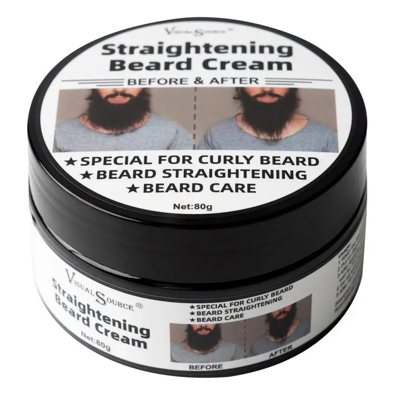 Crème adoucissante pour barbe, 80g, crème coiffante universelle pour moustache