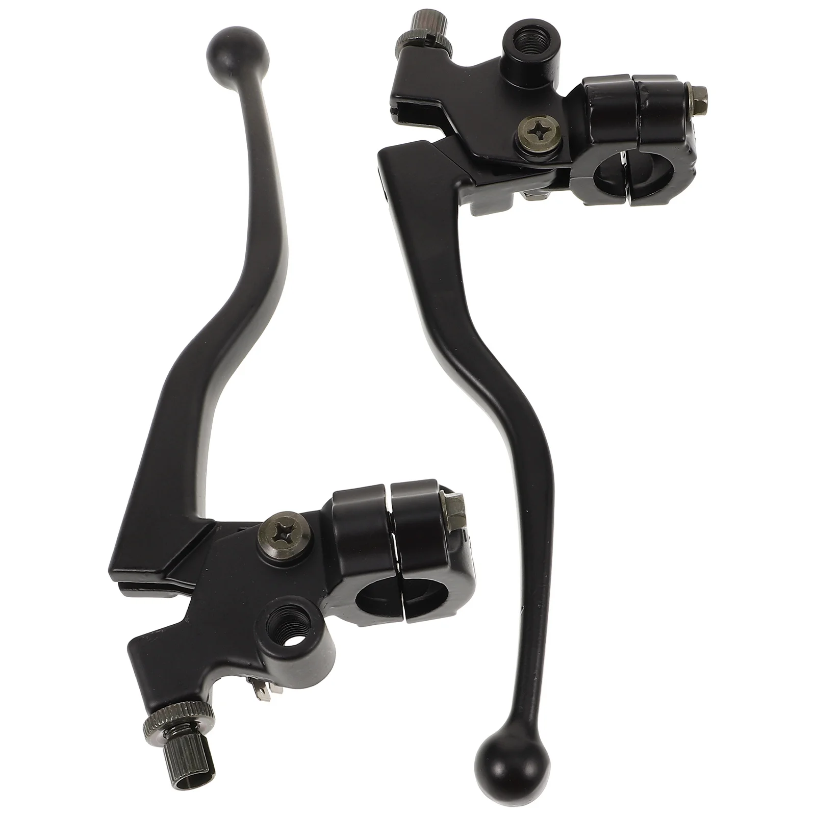 1 Juego de palanca de embrague de freno de motocicleta, construcción duradera, instalación sencilla, acabado elegante, múltiples modelos