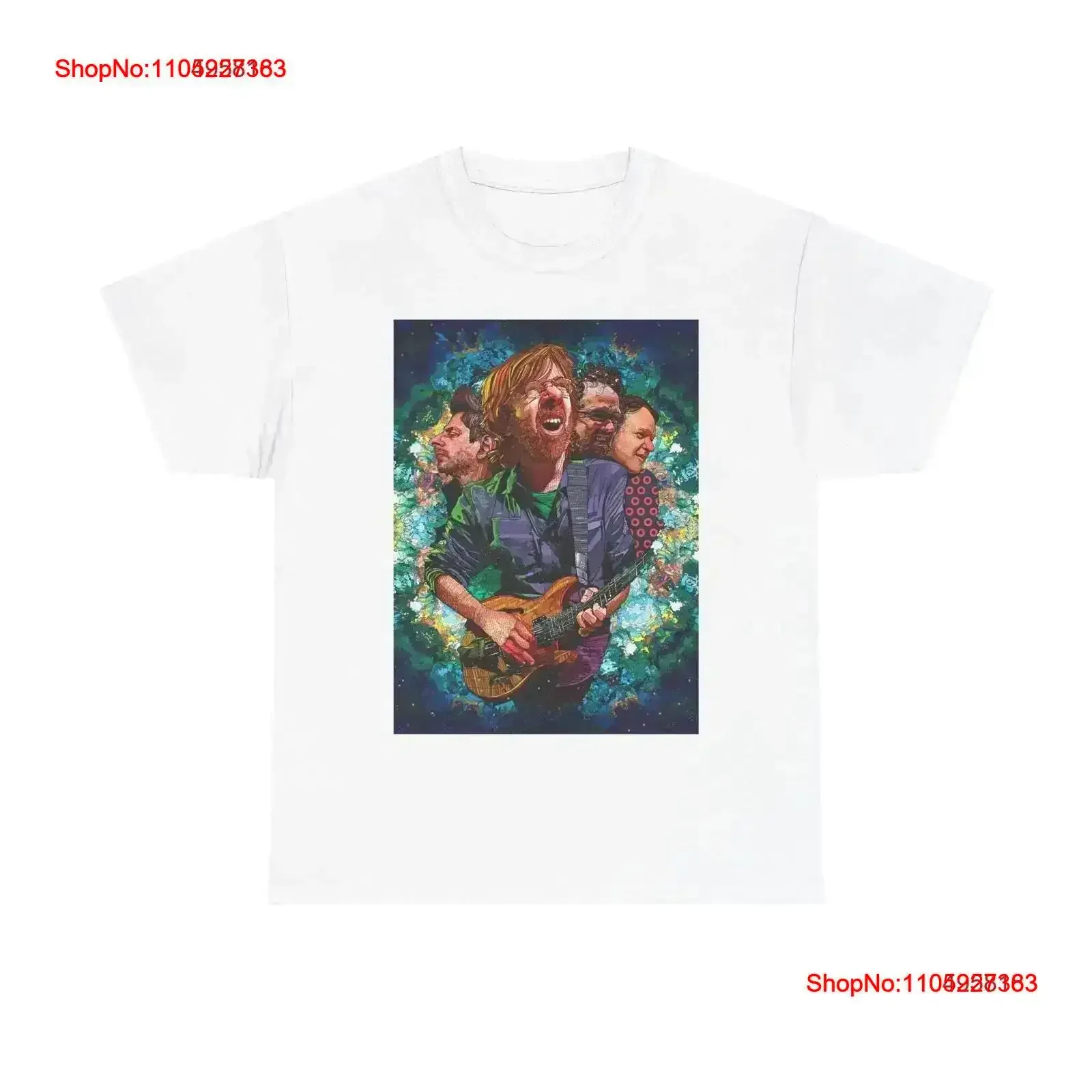 

Phish Neon Band T Shirt Vintage Space Trippy Heavy Cotton Washed Versatile Comfortable designer clothes Stylish vintage Washed